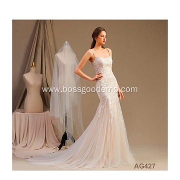 Custom Made Formal Bridal Gowns Designs Lace Beading Mermaid Alibaba Wedding Dresses